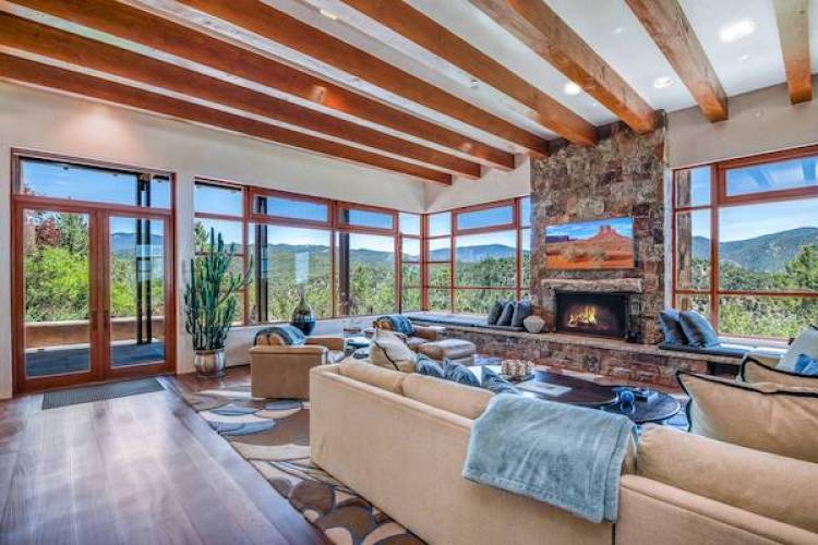 A living room in Santa fe