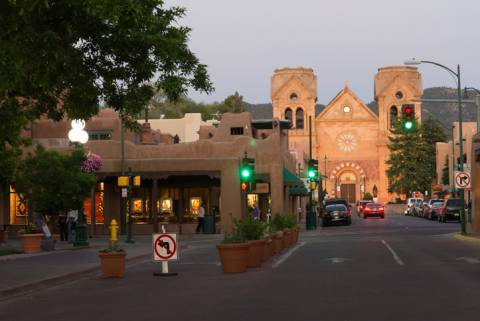 A view of downtown Santa Fe A view of downtown Santa Fe