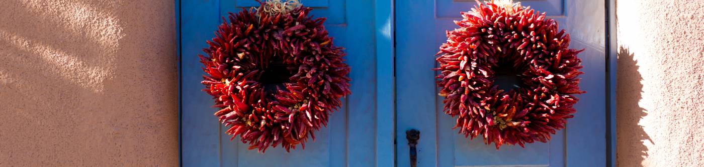 A doorway in Santa Fe, NM